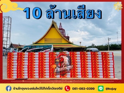 ถวายประทัดไหว้ไอ้ไข่ เด็กวัดเจดีย์ - ร้านขายของไหว้แก้บนไอ้ไข่วัดเจดีย์ - โกจุย